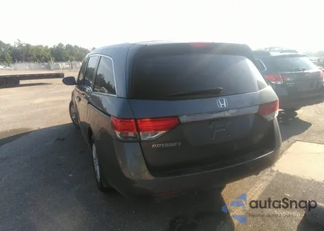 2014 Honda Odyssey Lx z USA, uszkodzony, nr VIN 5FNRL5H2XEB106627